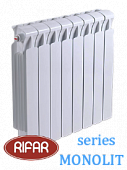 Радиатор биметаллический RIFAR МONOLIT (боковое подключение) 500/14 секций с доставкой в NAME