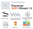 ZONT Climatic 1.2 Погодозависимый автоматический GSM / Wi-Fi регулятор (1 ГВС + 2 прямых/смесительных) с доставкой в NAME